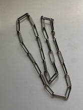 Load image into Gallery viewer, Chunky Navajo Sterling Silver Paper Clip Necklace
