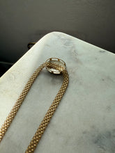 Load image into Gallery viewer, Italian Gold Vermeil Two-Tone Sterling Necklace 17”
