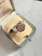 Load image into Gallery viewer, Israel Sterling Silver &amp; Copper Ring Size
