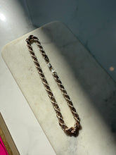 Load image into Gallery viewer, Italian Vintage Sterling Silver Rope Chain
