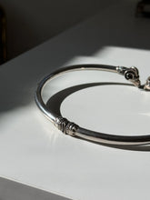 Load image into Gallery viewer, Dueling Rams Sterling Silver Hinged Choker Necklace
