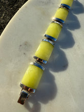 Load image into Gallery viewer, Jade Sterling Silver Chunky Bracelet 6.75”
