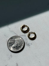 Load image into Gallery viewer, Gold Vermeil Huggie Clicker Hoops
