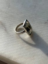Load image into Gallery viewer, Moss Agate Sterling Silver Ring Size 7.25
