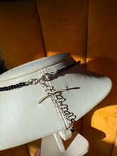 Load image into Gallery viewer, Beaded Sterling Silver Necklace
