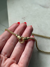 Load image into Gallery viewer, Gold Vermeil Panther Necklace 18”
