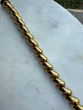 Load image into Gallery viewer, Italian Gold Vermeil San Marco Bracelet 8”
