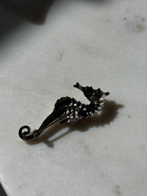 Load image into Gallery viewer, Vintage Seahorse Beau Sterling Silver Brooch
