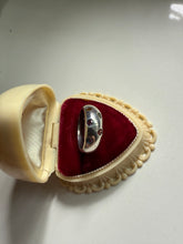 Load image into Gallery viewer, Sprinkle Donut Band Sterling Silver Ring Size 7
