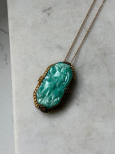 Load image into Gallery viewer, Vintage Carved Gold Plated Necklace
