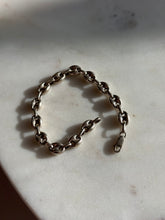 Load image into Gallery viewer, Puffy Mariner Link Sterling Silver Bracelet 7.25”

