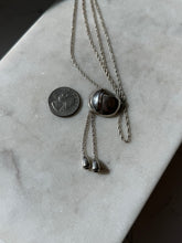 Load image into Gallery viewer, Vintage Sterling Silver Two-Tone Lariat Necklace
