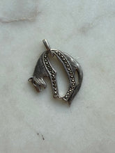 Load image into Gallery viewer, Hanging Panther Marcasite Sterling Pendant
