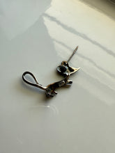 Load image into Gallery viewer, Marcasite Sterling Silver Mouse Brooch

