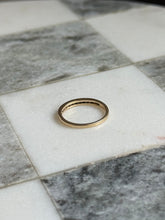 Load image into Gallery viewer, Vintage 14k Gold Diamond Quarter Eternity Band Size 4.75 - 5
