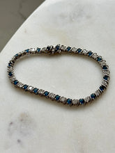 Load image into Gallery viewer, Sterling Silver Tennis Bracelet 7”
