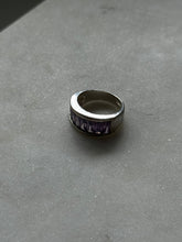 Load image into Gallery viewer, Vintage Amethyst Sterling Ring Size 8
