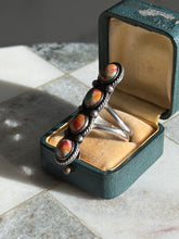 Load image into Gallery viewer, Spiny Oyster and Royston Turquoise Sterling Silver Ring Size 9.25

