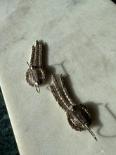 Load image into Gallery viewer, Vintage Fringe Sterling Silver Dangle Earrings
