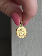 Load image into Gallery viewer, Cherub Vintage 14k Gold Charm
