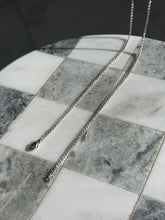 Load image into Gallery viewer, Artist Signed Sterling Silver Heart Necklace 22.5”
