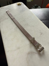 Load image into Gallery viewer, Mesh Buckle Sterling Silver Bracelet 6”-7”
