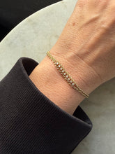 Load image into Gallery viewer, Double Rope 14k Gold Diamond Bracelet
