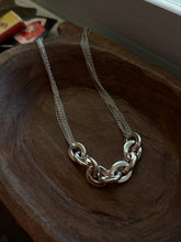 Load image into Gallery viewer, Italian Vintage Sterling Silver Link Necklace
