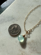Load image into Gallery viewer, Blue Gemstone Gold Fill Bracelet 7”
