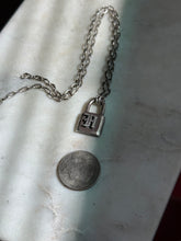 Load image into Gallery viewer, ‘H’ Lock Sterling Silver Chain 17.5”
