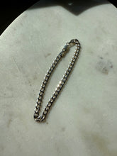 Load image into Gallery viewer, Italian Sterling Silver Cuban Curb Link Bracelet 7.5”
