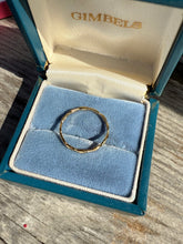Load image into Gallery viewer, Braided Gold Vermeil Link Dainty Ring Size 6.25
