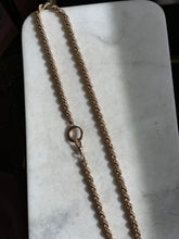 Load image into Gallery viewer, Vintage 1/20 12k Gold Filled Rope Chain 25”
