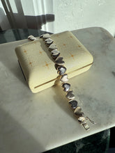 Load image into Gallery viewer, Italian Sterling Silver Heart Link Bracelet 7”
