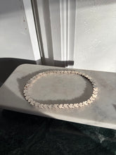 Load image into Gallery viewer, Italian Sterling Silver Heart Link Necklace 17”
