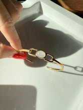 Load image into Gallery viewer, Gold Vermeil Moonstone Cuff Bracelet
