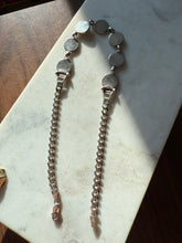 Load image into Gallery viewer, Vintage Sterling Silver Coin Necklace 16”
