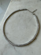Load image into Gallery viewer, Sterling Silver Choker Tennis Necklace

