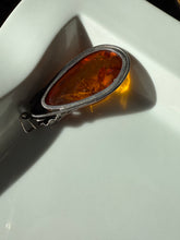 Load image into Gallery viewer, Chunky Amber Sterling Silver Pendant
