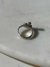 Load image into Gallery viewer, Vintage Sterling Silver Opal, Citrine &amp; Peridot Ring Size 5
