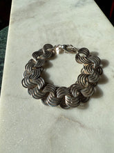 Load image into Gallery viewer, Chunky Sterling Silver Bracelet 7.5”
