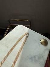 Load image into Gallery viewer, Italian Gold Vermeil Two-Tone Sterling Necklace 17”
