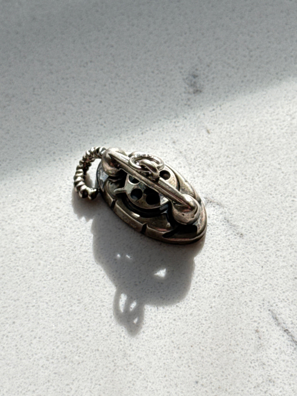 Vintage Beau Solid Sterling Silver Telephone Charm