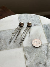 Load image into Gallery viewer, Vintage Sterling Silver Twisted Drop Earrings
