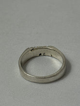 Load image into Gallery viewer, Vintage BECKY Spellout Sterling Ring Size 9.5
