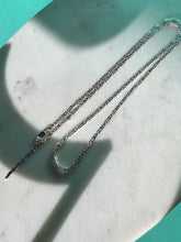 Load image into Gallery viewer, Italian Byzantine Solid Sterling Silver Chain 24”
