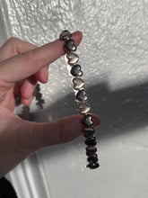 Load image into Gallery viewer, Italian Sterling Silver Heart Link Bracelet 7”
