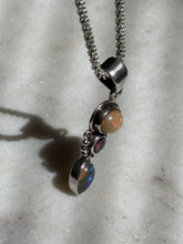 Load image into Gallery viewer, Opal &amp; Tourmaline Sterling Silver Pendant
