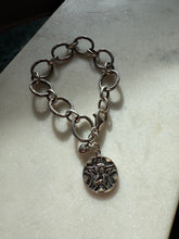 Load image into Gallery viewer, Vintage Sterling Silver Angel Charm Bracelet 8”
