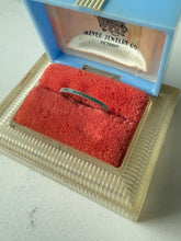 Load image into Gallery viewer, Green Lab Grown Diamond Stone Sterling Silver Dainty Stacker Size 8
